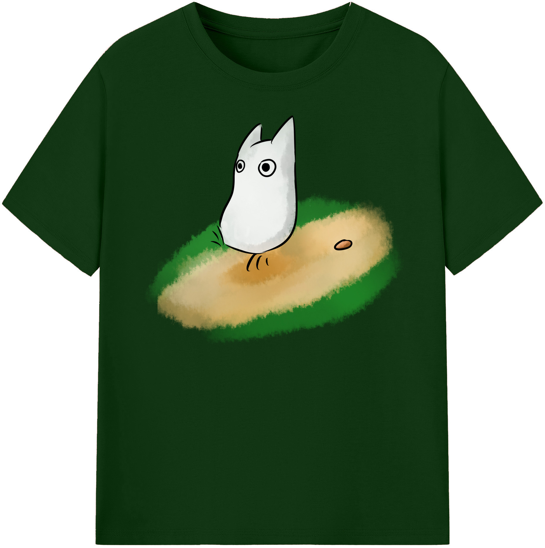 （画像用） となりのトトロ 草壁メイ 草壁サツキ My Neighbor Totoro Satsuki Kusakabe Mei Kusakabe 綿100％半袖Tシャツ（フロントプリント）